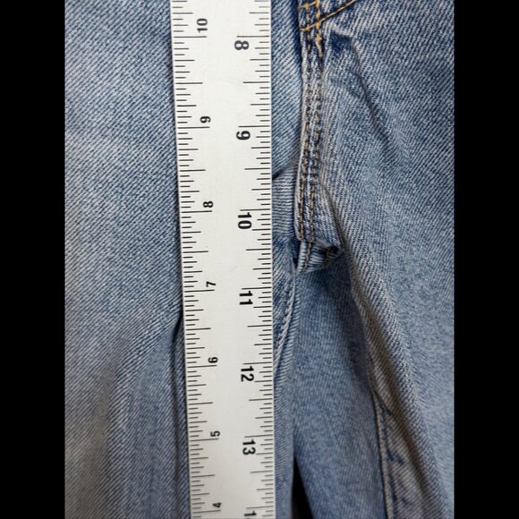 Mother Jeans 26 Womens Blue Huffy Flood High Rise Rigid Denim Light Wash - Picture 4 of 12